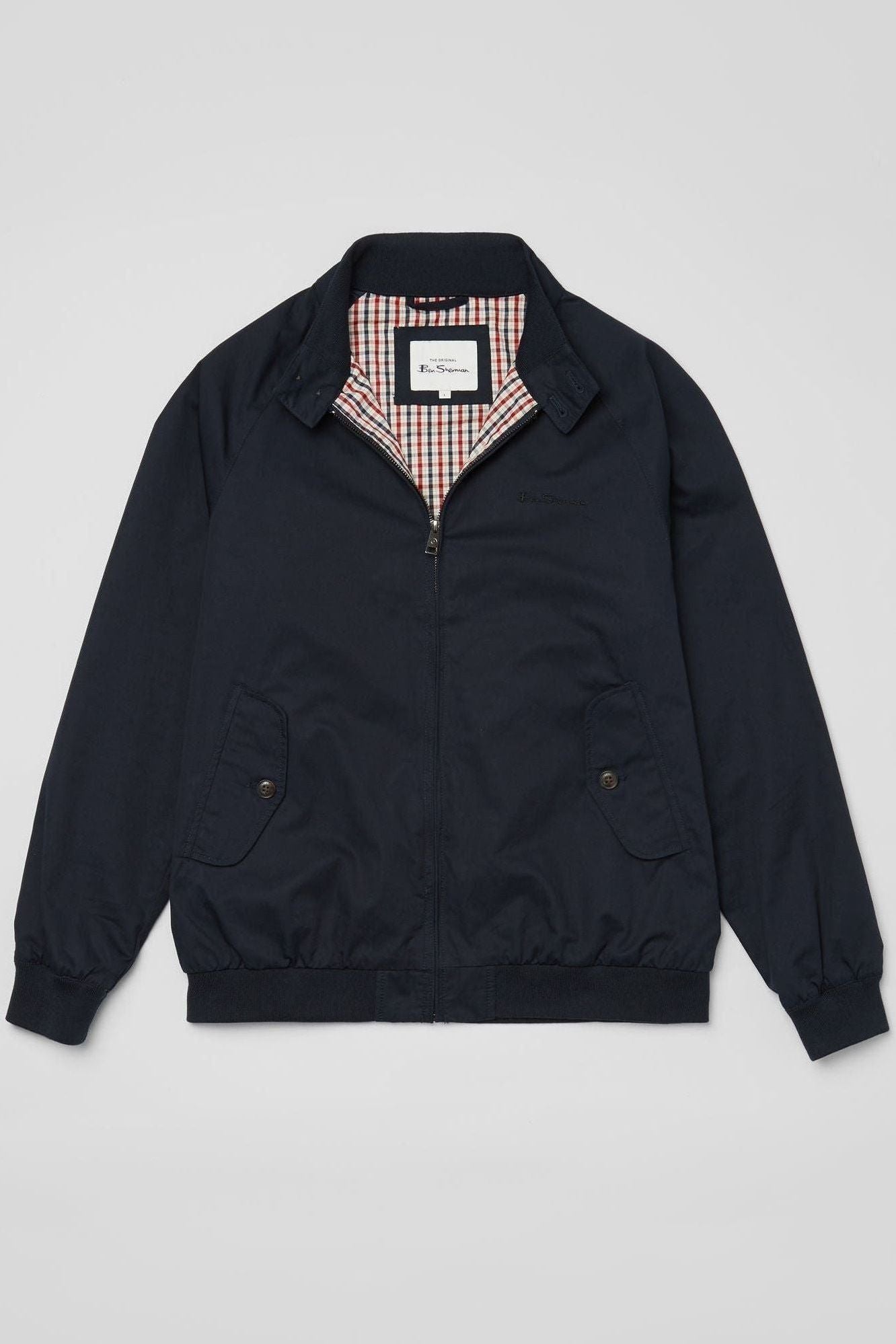 Dark Navy Signature Harrington Jacket | Ben Sherman South Africa