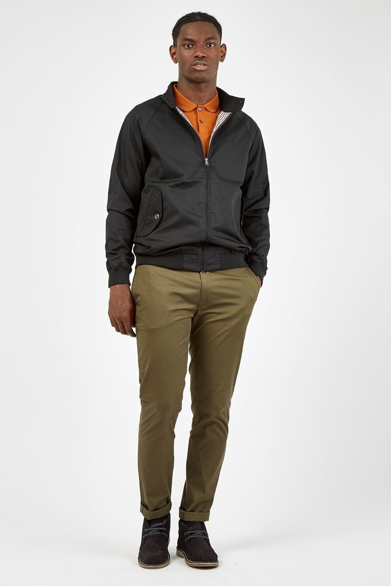 Signature Harrington Jacket – Black | Ben Sherman South Africa
