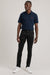 Knitted Wax Coated Denim - Black