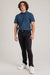 Knitted Wax Coated Denim - Dark Navy