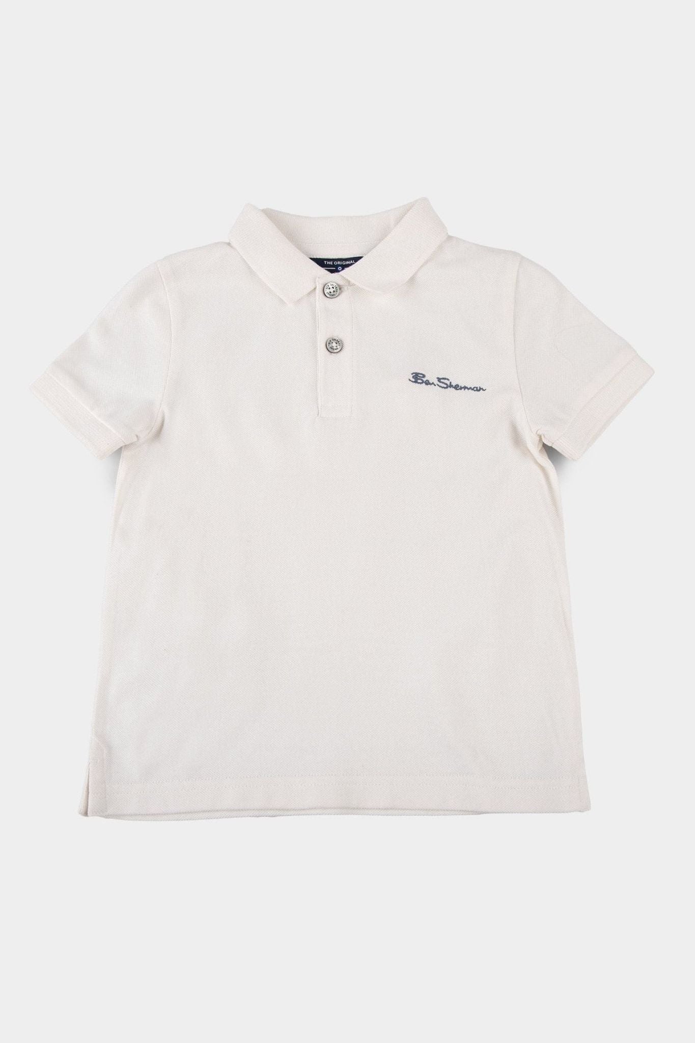 Kids Signature Polo - Ivory