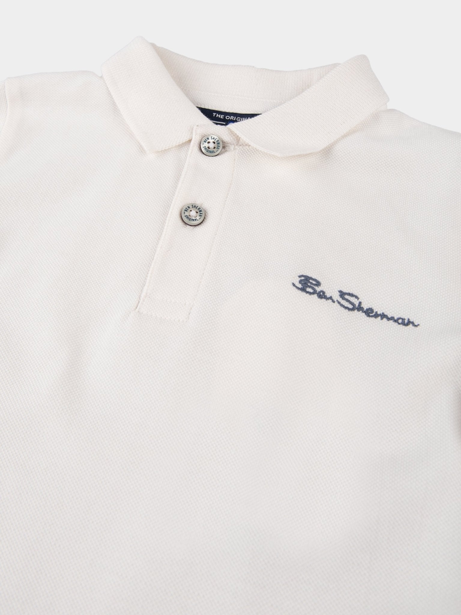 Kids Signature Polo - Ivory