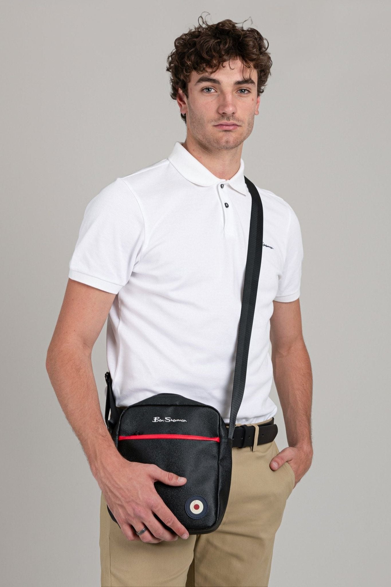 Cross Body Bag - Black PU