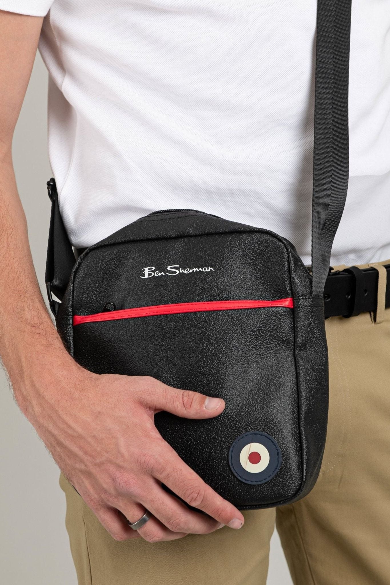 Cross Body Bag - Black PU