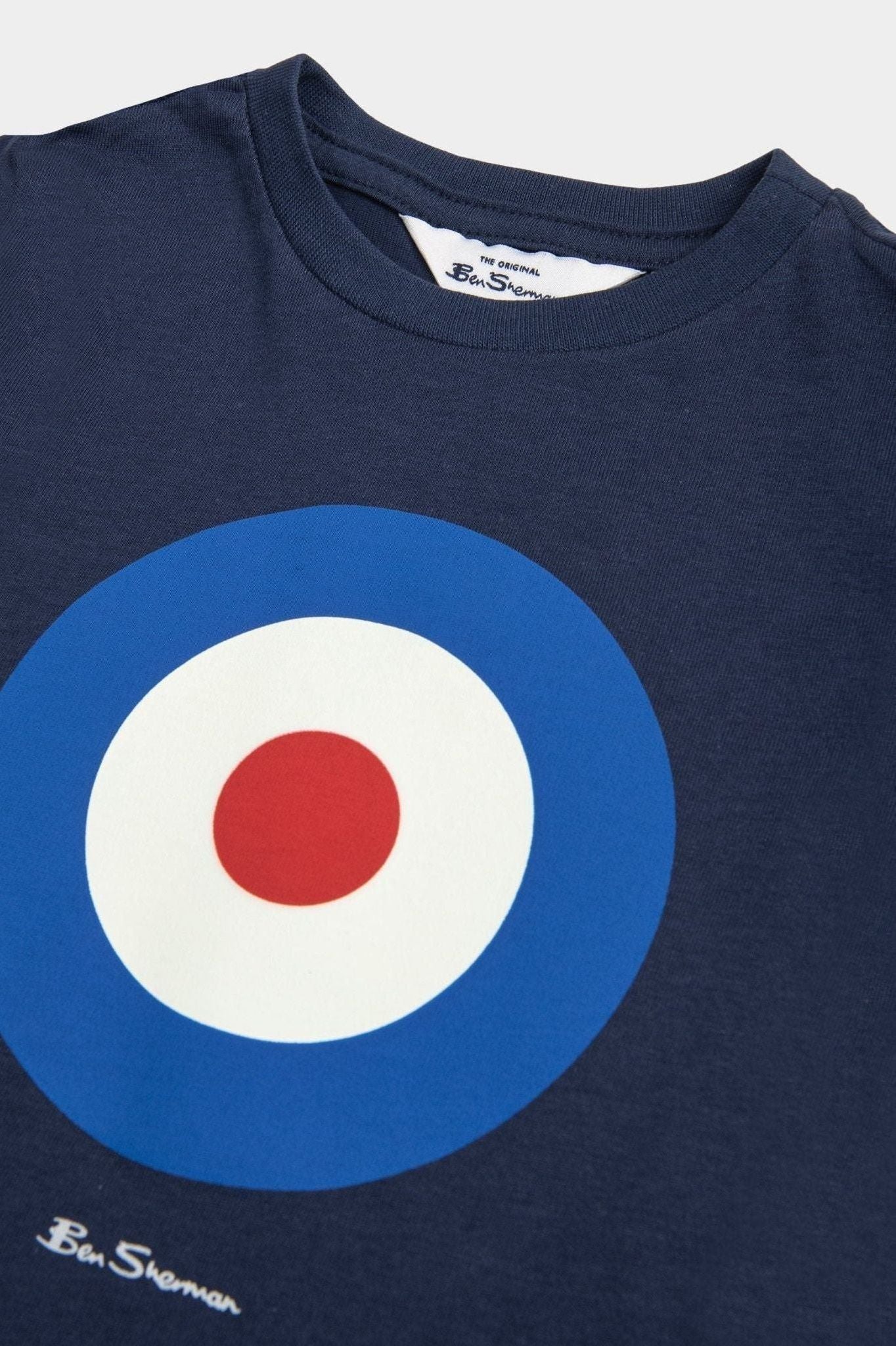 Kids Target Tee - Navy
