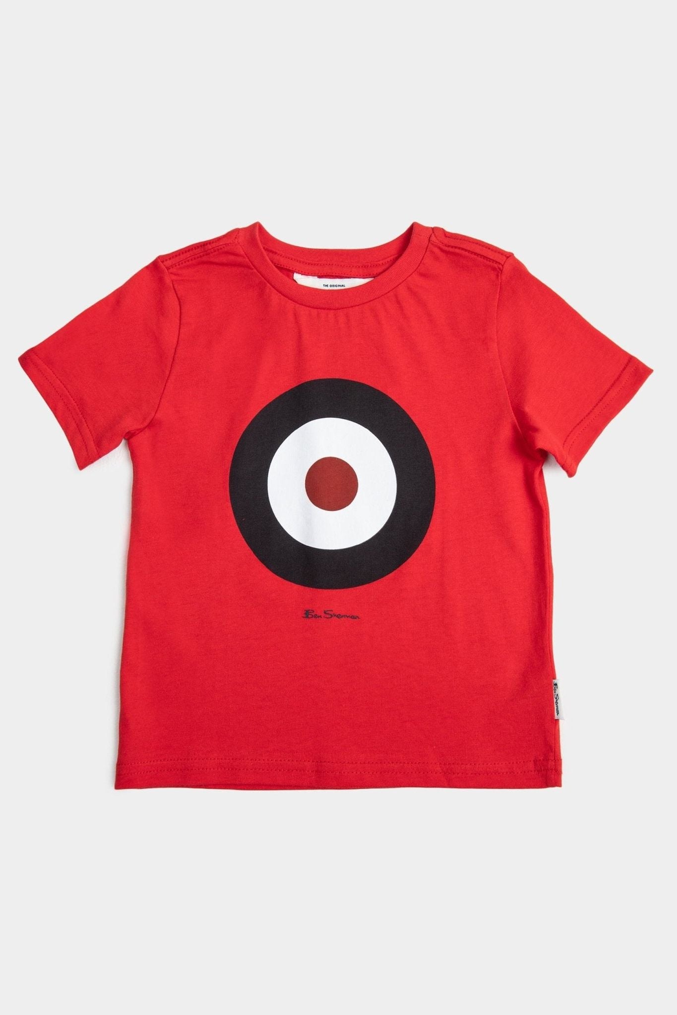 Kids Target Tee - Red