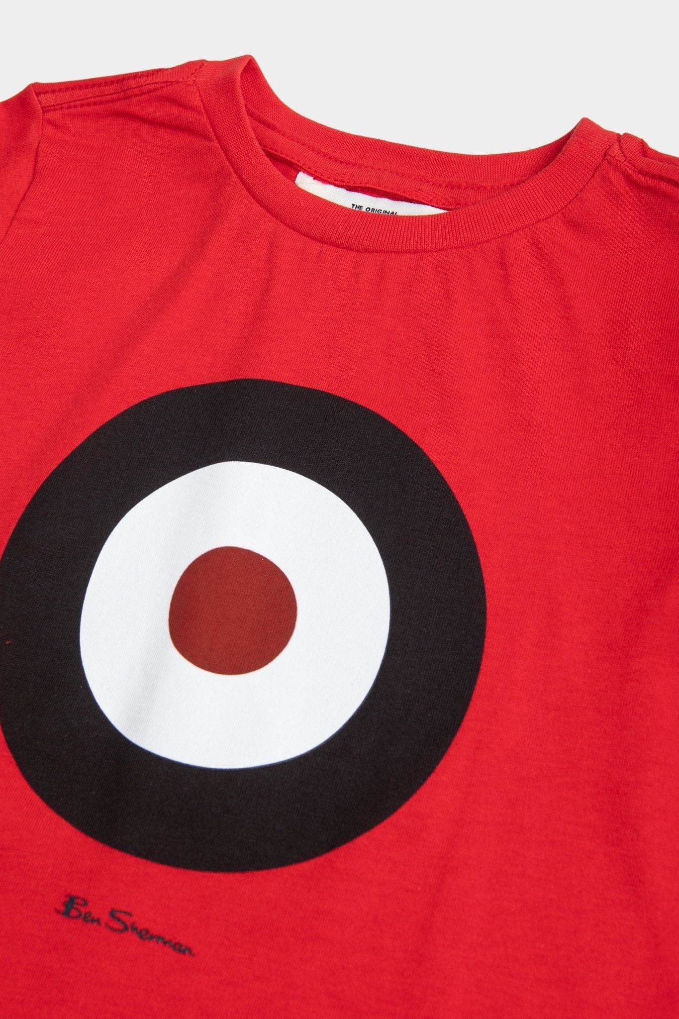 Kids Target Tee - Red