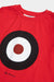 Kids Target Tee - Red