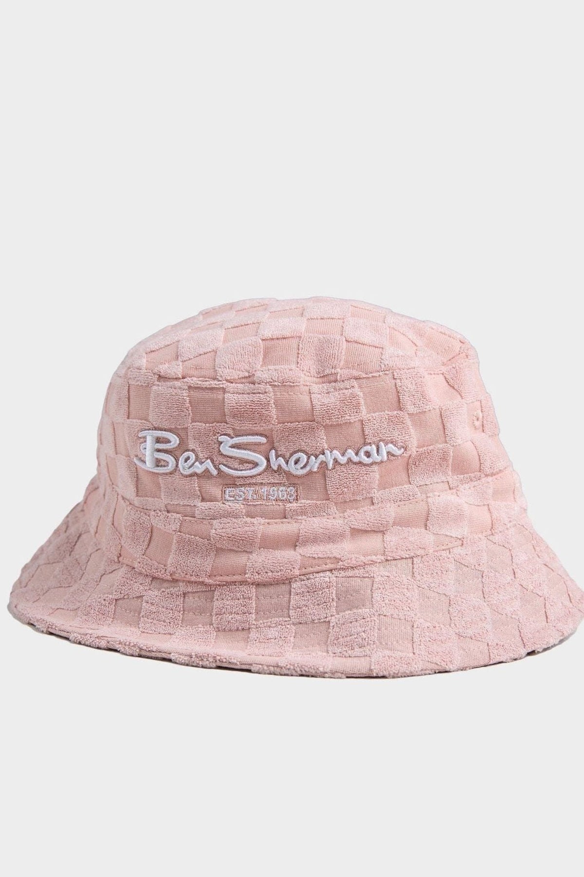 Towelling bucket hat Light Pink