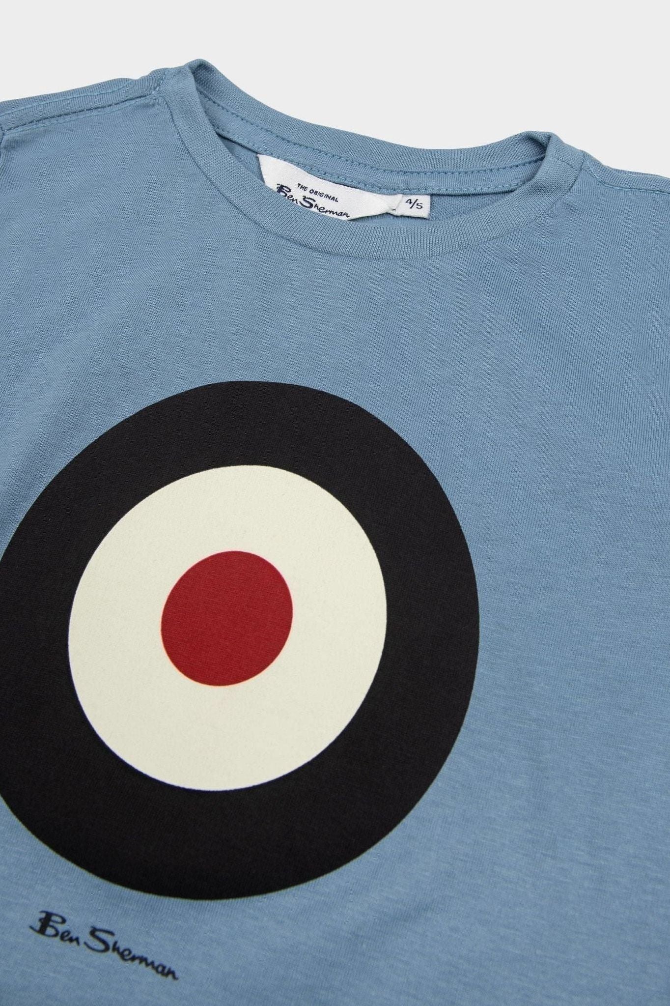 Kids Target Tee - Mid Blue
