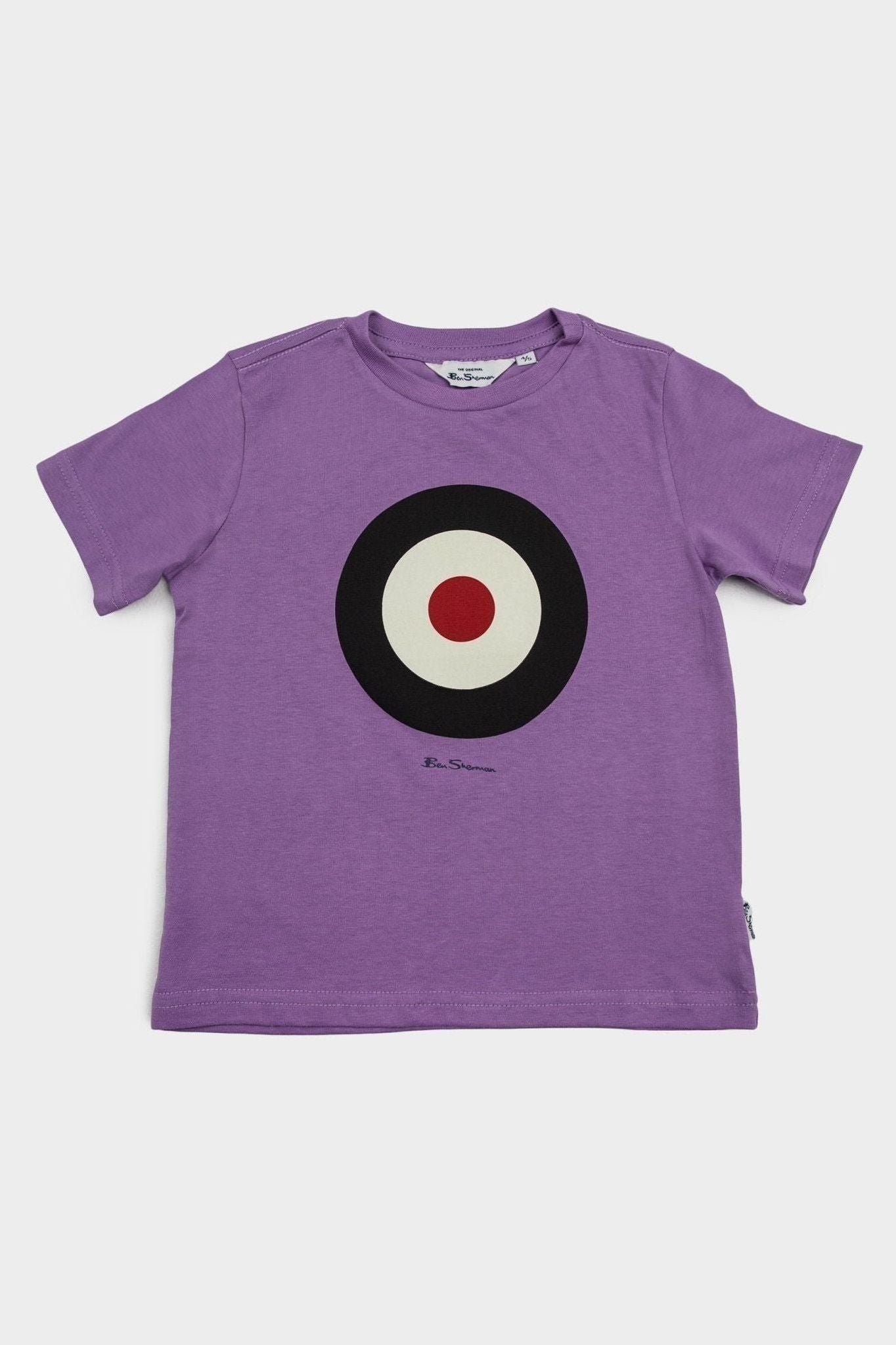 Kids Target Tee - Purple