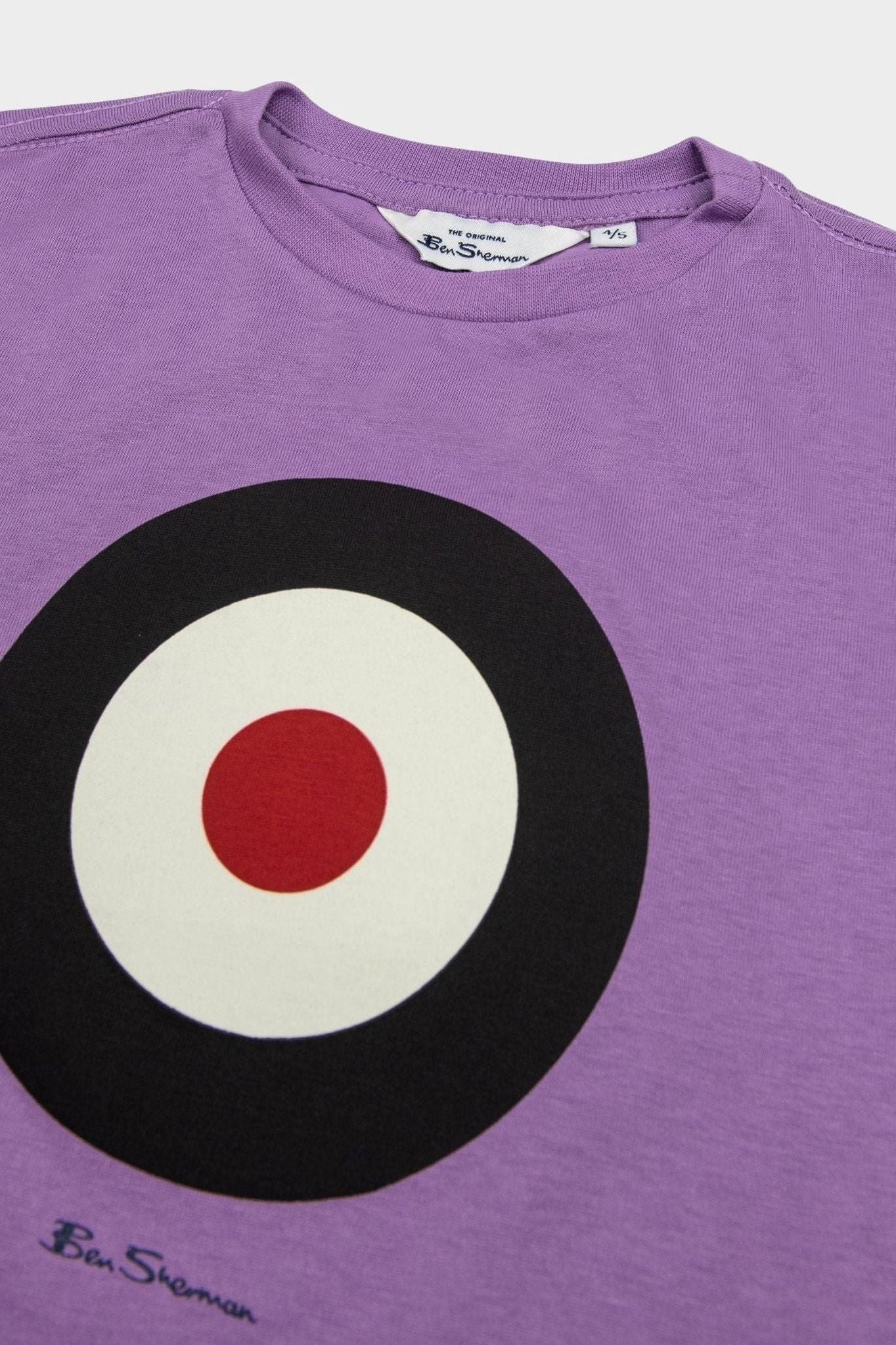 Kids Target Tee - Purple