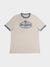 River Brand Driver Tee - Beige/Blue