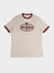 River Brand Driver Tee - Beige/Maroon