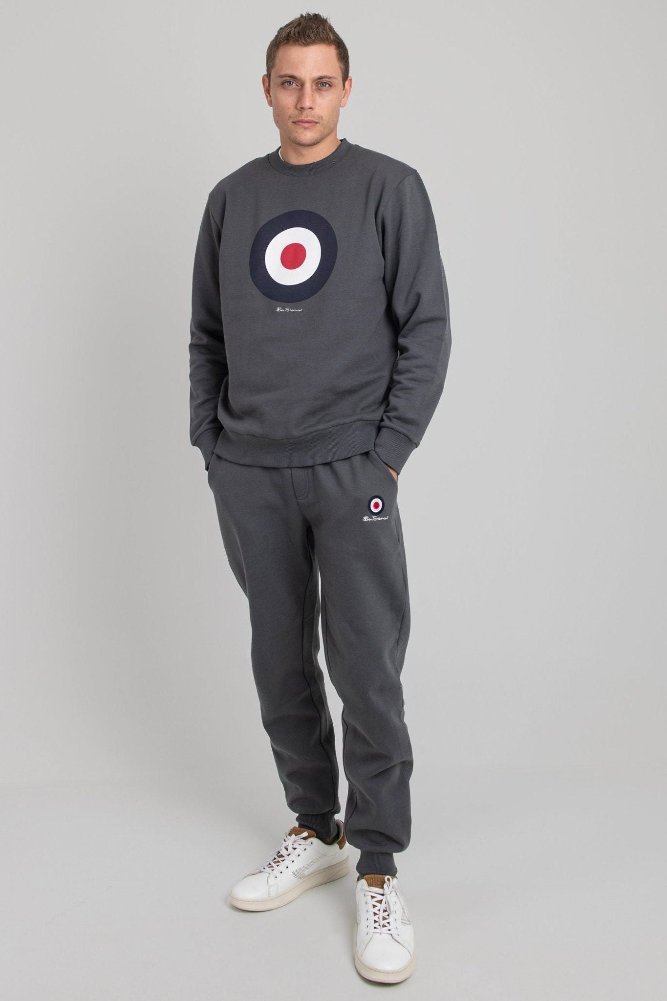 Target EMB Crew Fleece - Charcoal