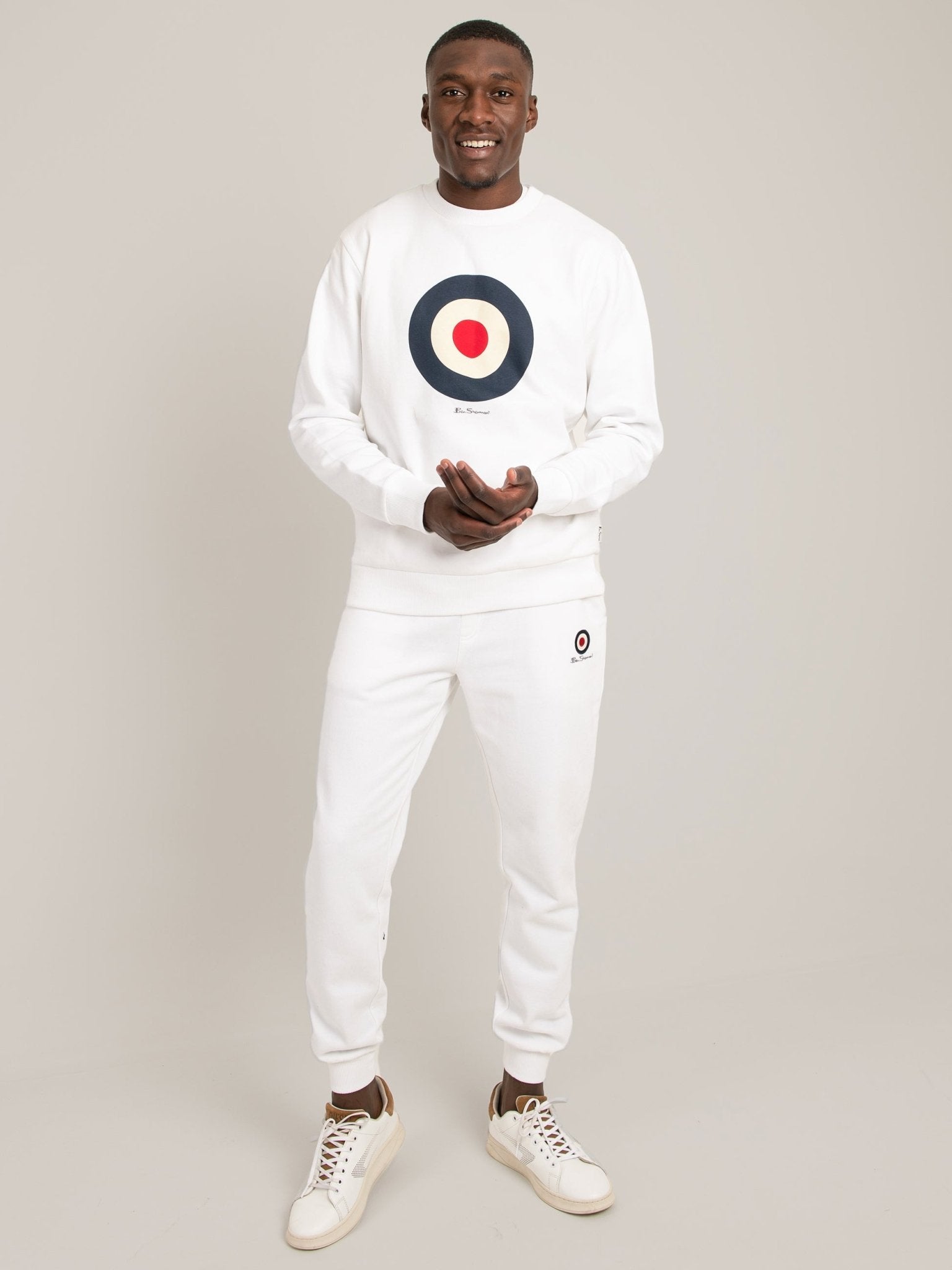 Target EMB Crew Fleece - White
