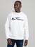 Signature Flock Crew Fleece - White